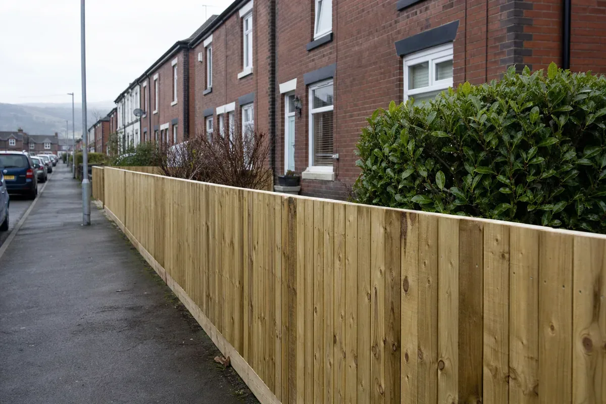 Garden fencing in Padiham, Burnley